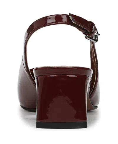 Franco Sarto Women's Racer Pointed Toe Block Heel Slingback Pumps