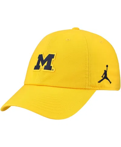 Jordan Men's Maize Michigan Wolverines Club Swoosh Performance Adjustable Hat