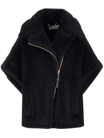 Max Mara Wool-alpaca Teddy Biker Jacket