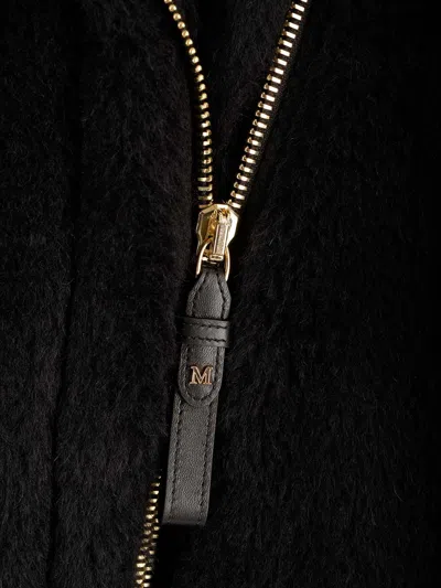 Max Mara Wool-alpaca Teddy Biker Jacket