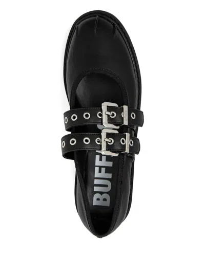 Buffalo Darya Mary Ts Ballet Flats In Black
