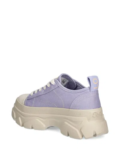 Buffalo Chunky-sole Canvas Sneakers In Purple