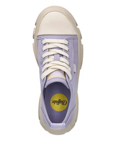 Buffalo Chunky-sole Canvas Sneakers In Purple