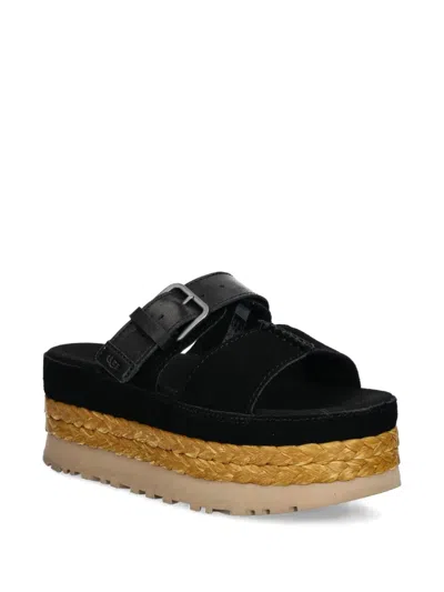 Ugg 50mm Aubrey Sandals In Black