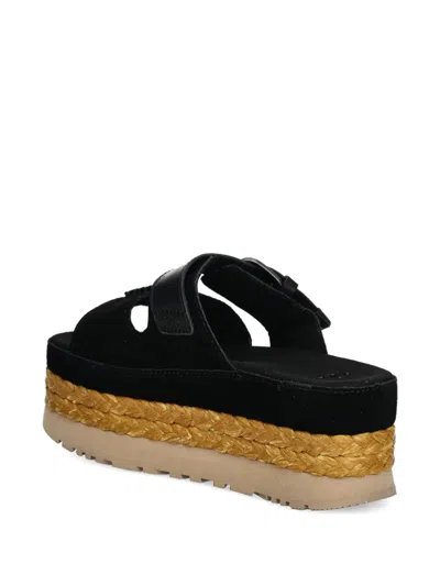 Ugg 50mm Aubrey Sandals In Black