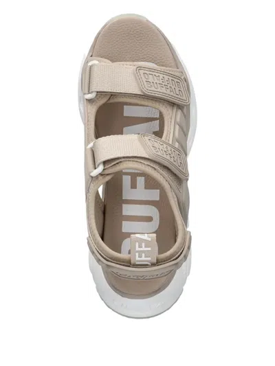 Buffalo Binary Track Sandals In Neutral