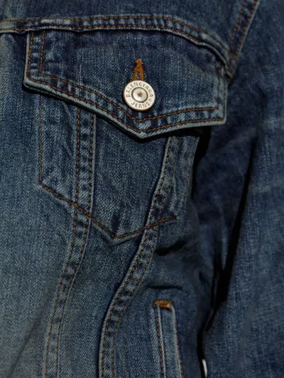 Balenciaga Fitted Denim Jacket Chest Pockets