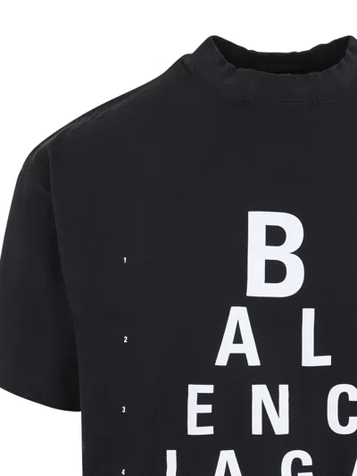 Balenciaga Extra Large Short-sleeved T-shirt In Black