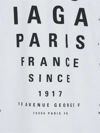 Balenciaga Off-white Optical Oversized T-shirt In White