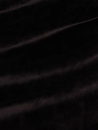 Balenciaga Women Velvet Long Dress In Multi