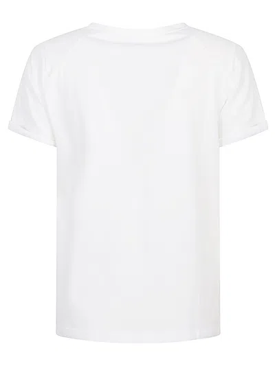 Baserange White Linen Jersey T-shirt