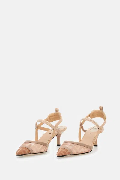 Fendi Slingback Hummingbird Lite In Neutral