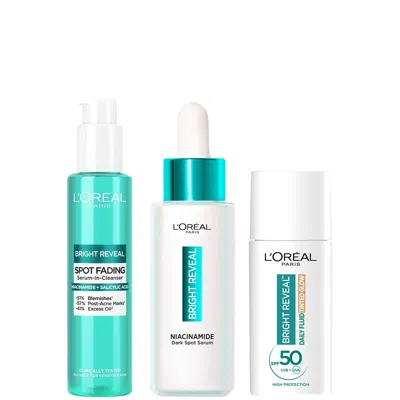 L'oréal Paris Bright Reveal Dark Spot Defender Routine Bundle