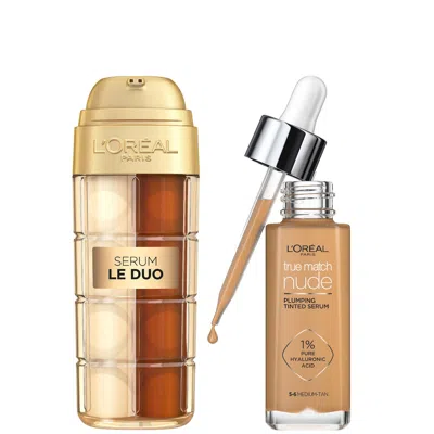 L'oréal Paris Age Perfect Serum Le Duo 30ml & True Match Tinted Serum 30ml Bundle (various Shades) - 5-6 Medium Ta