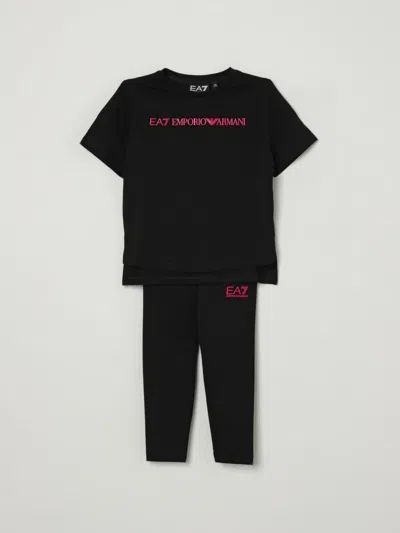 Ea7 Co-ord  Kids Color Black