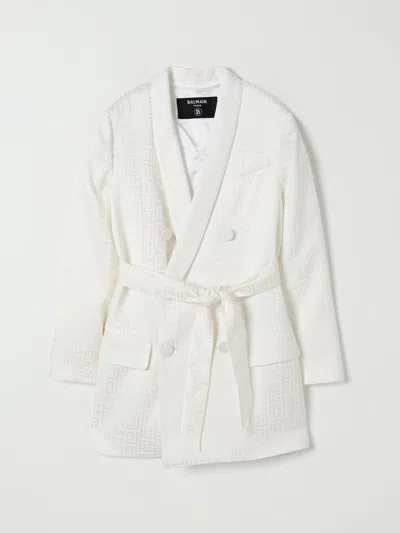 Balmain Jacket  Kids Color Yellow Cream