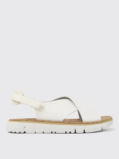 Camper Heeled Sandal  Woman Color White