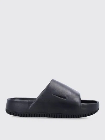 Nike Serene Contoured Open Toe Slides In Black