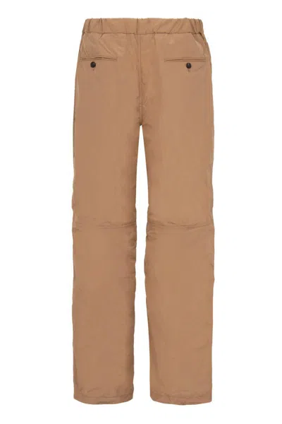 Ferragamo Recycled Nylon Track Pants With Elastic Waistband