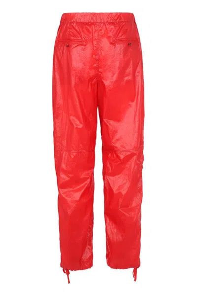Ferragamo Nylon Cargo Pants With Drawstringed Bottom