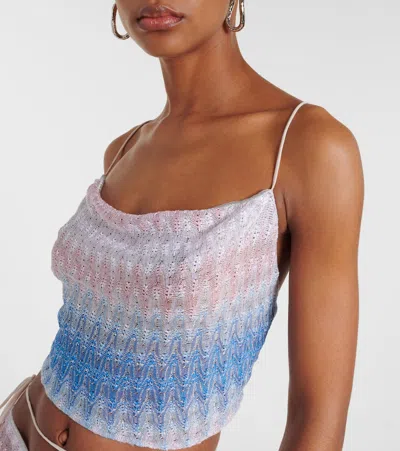Missoni Wave Cropped Top In Multi