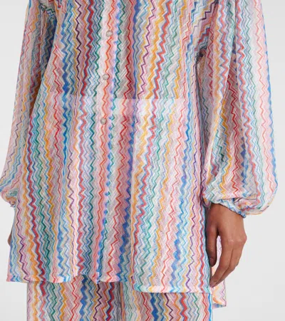 Missoni Printed Minidress In Multi