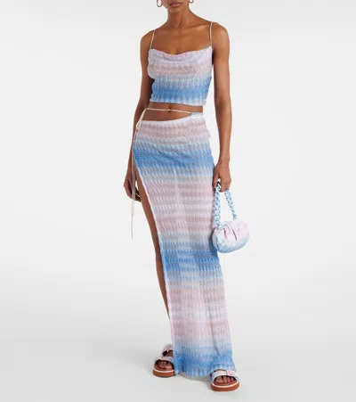 Missoni Wave Cropped Top In Multi