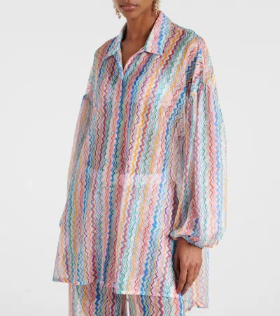 Missoni Printed Minidress In Multi