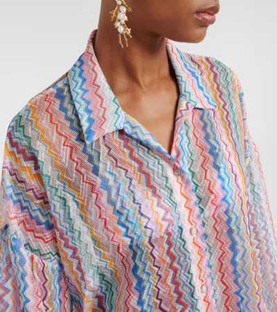Missoni Printed Minidress In Multi