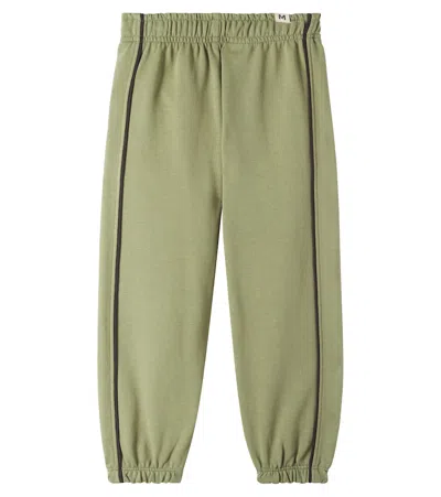 Mini Rodini Ribbed-knit Cotton Sweatpants