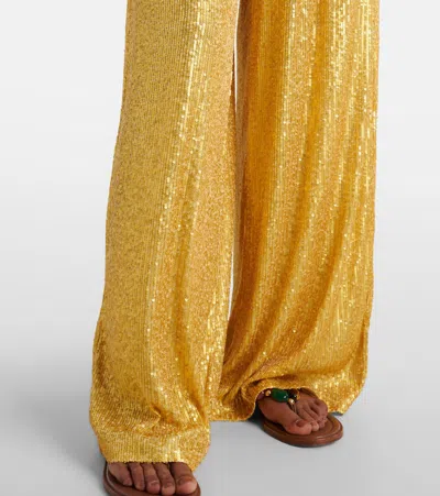Norma Kamali Boyfriend Elephant Sweatpant In Gold