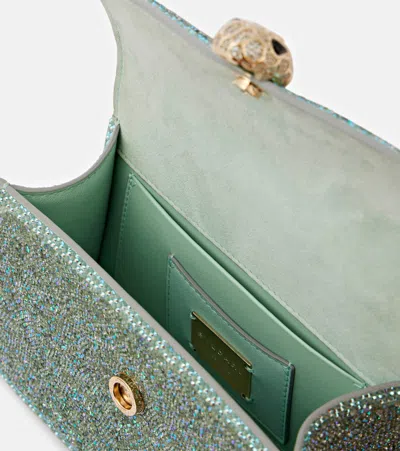 Bvlgari Serpenti Forever Mini Suede Tote Bag