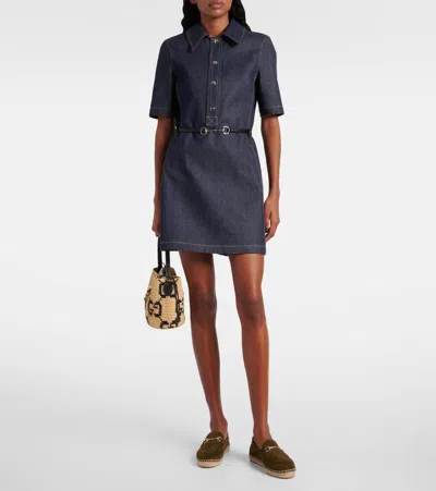 Gucci Horsebit Suede Espadrilles