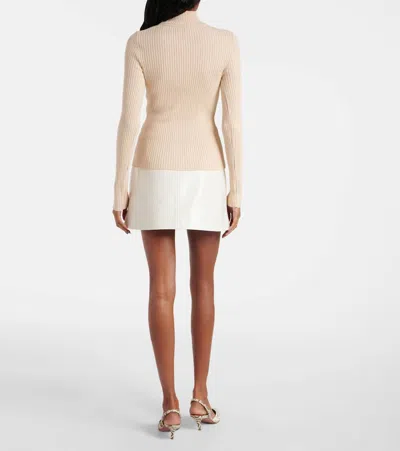 Courrèges Courreges Re Edition Ribbed Funnel Neck Sweater