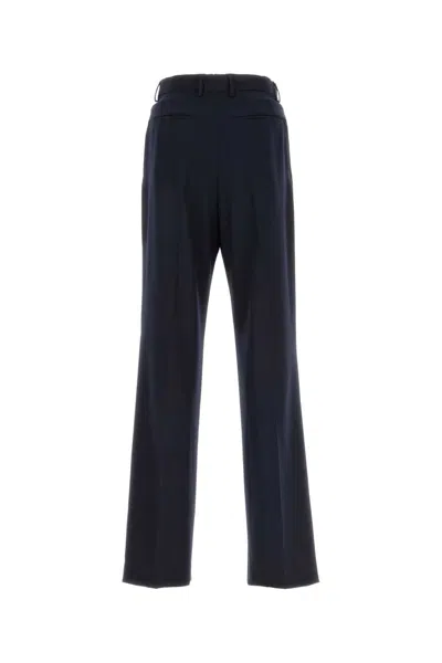 Dries Van Noten Penrud Pinstripe Pleated Wool Trousers