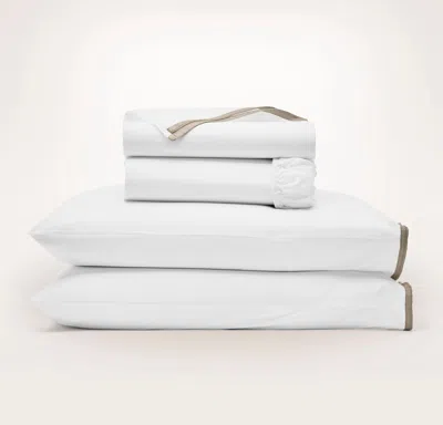 Boll & Branch Percale Embellished Sheet Set