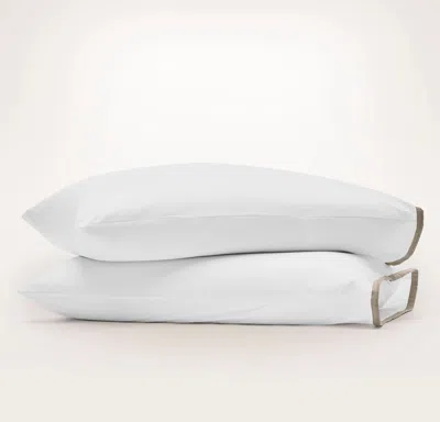 Boll & Branch Percale Embellished Pillowcase Set