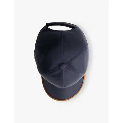 Prada Men's Nylon And Suede Baseball Cap