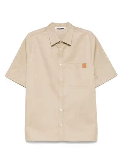 Darkpark Poplin Shirt In Neutral
