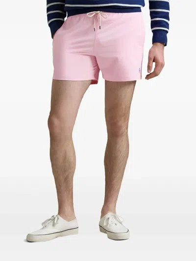 Polo Ralph Lauren Pink Embroidered Swim Shorts