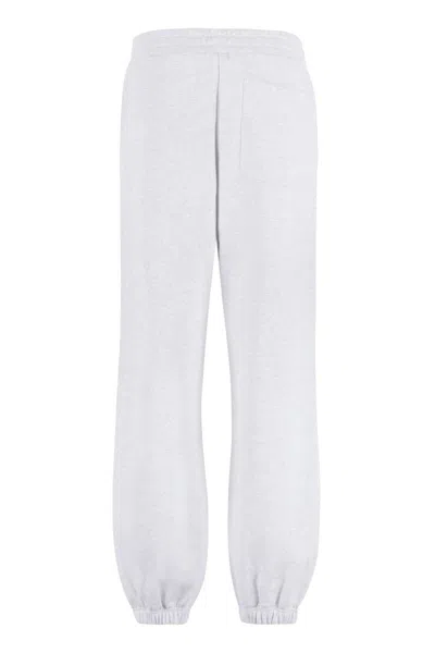 Msgm Embellished Sweatpants With Rhinestones And Pockets