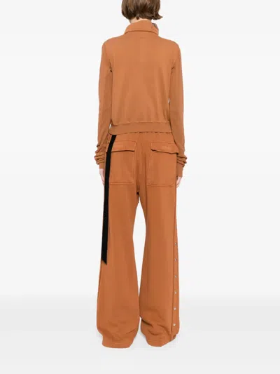 Rick Owens Drkshdw Mountain Sweat Jacket In Orange