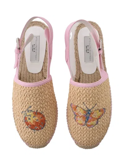 Stella Mccartney Kids Graphic Printed Espadrilles In Multi