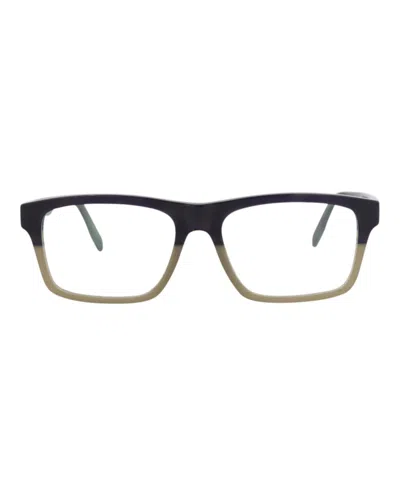 Pre-owned Maui Jim Men's  Squareframe Acetate Optical Frames In Green Green Transparent (mjo2124/95)