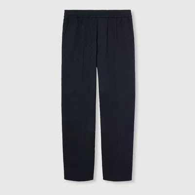 Gucci Gg Cottton Gabardine Pant In Black