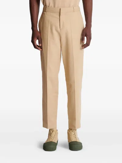 Balmain Straight-leg Tailored Canvas Trousers