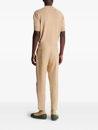 Balmain Straight-leg Tailored Canvas Trousers
