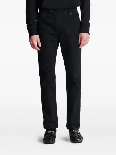 Balmain Vintage Black Denim Pants With Classic Five-pocket Design