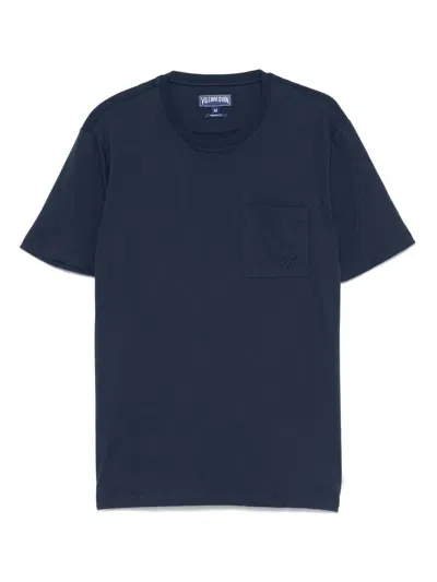 Vilebrequin Titan Slim-fit Logo-embroidered Cotton-jersey T-shirt