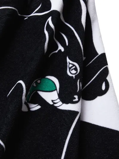 Valentino Terry Cotton Leopard Cape